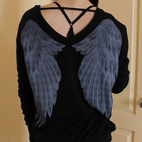 Angel Wings Long Sleeve Shirt - Picture 1 of 1